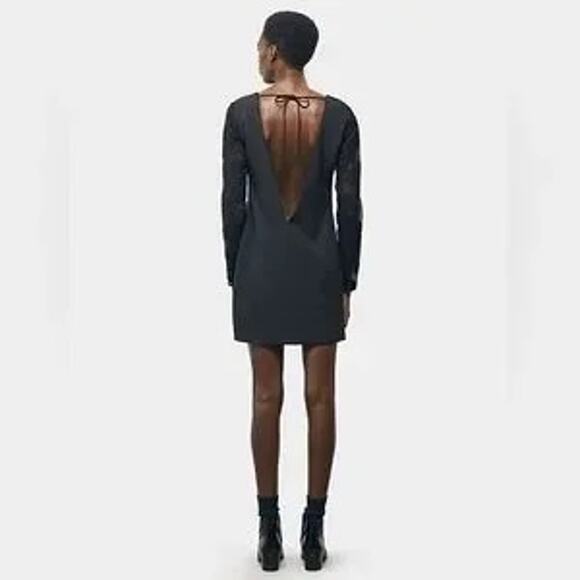 The Kooples Lace Sleeve Crepe Dress NWT Size 1 (US Small) – Retail $345 - Picture 7 of 11